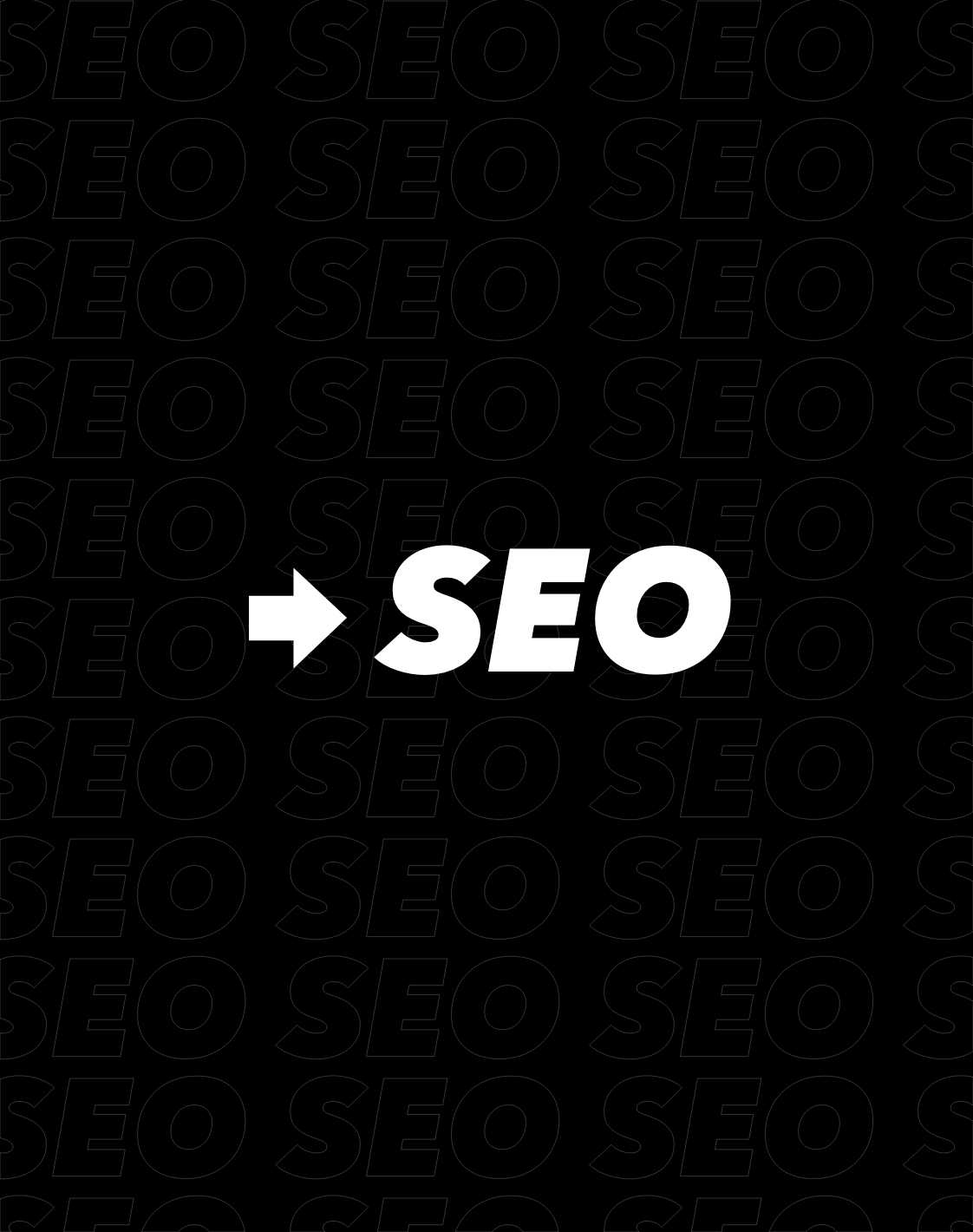 Grafika SEO: Szkło powiększające na klawiaturze z napisem SEO