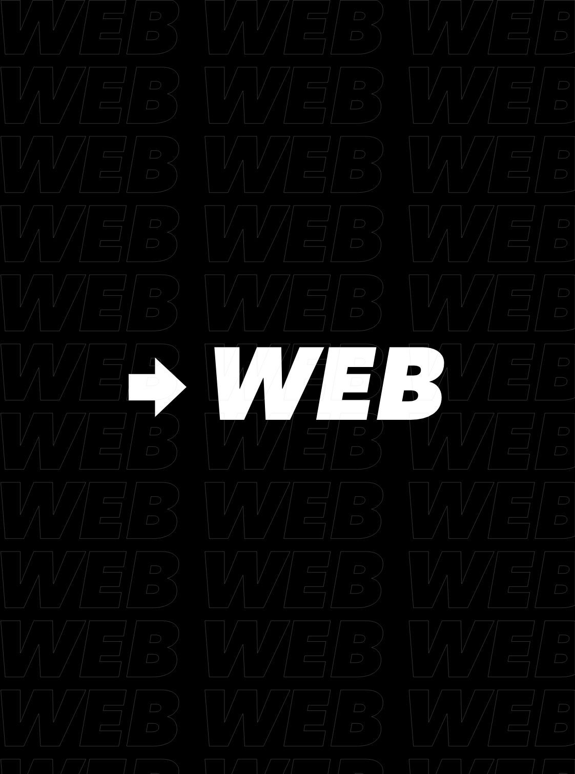 Grafika internetowa dłoń z długopisem z napisem Web